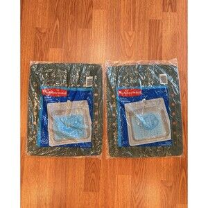 Vintage Rubbermaid Sink Mat Set 2 Green Dish Protector 1995 USA